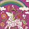 Детский ковер Единорог Кристэл 2386 pink 