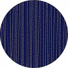 Ковер в стиле Модерн в гостиную Абстракция 40174-38 КРУГ темно-синий