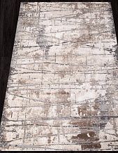 Современный прямоугольный ковер ARMINA-A 03802A GREY / BROWN
