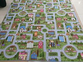 Детский ковер для мальчика-палас LITTLE TOWN-A