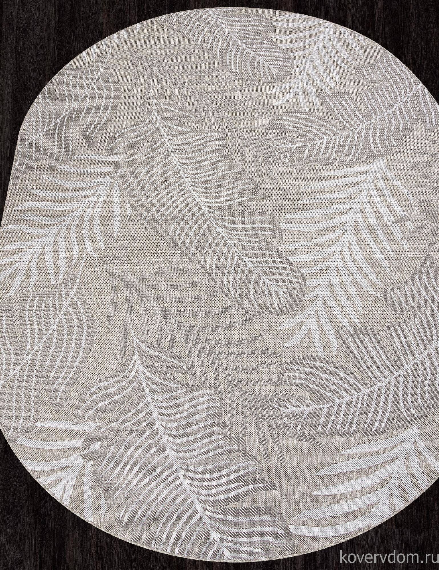 Ковер-циновка KAIR S132 BEIGE Овал