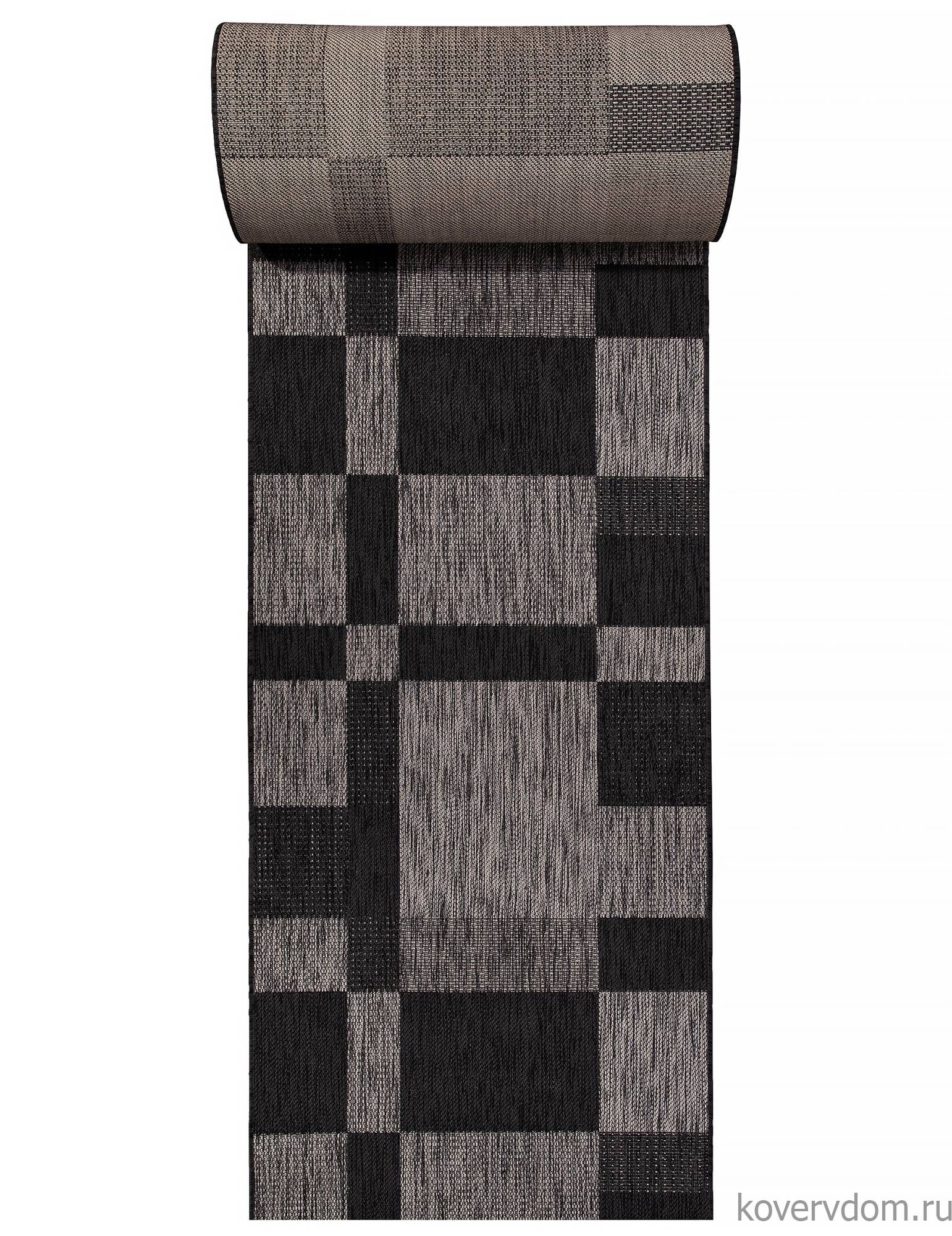 Ковровая дорожка циновка VEGAS S005 D.GRAY-BLACK Ковровая дорожка циновка VEGAS S005 D.GRAY-BLACK