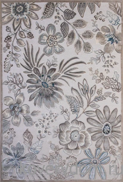 Рельефный ковер из вискозы GENOVA 38338 6525 61 Цветы