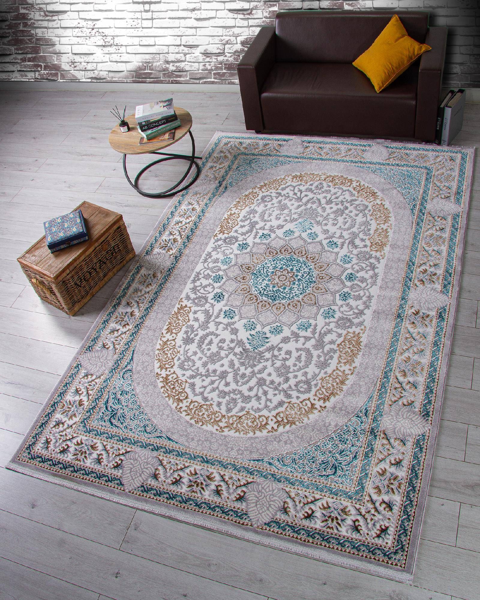 Ковер HALIF F638 GREEN-BLUE