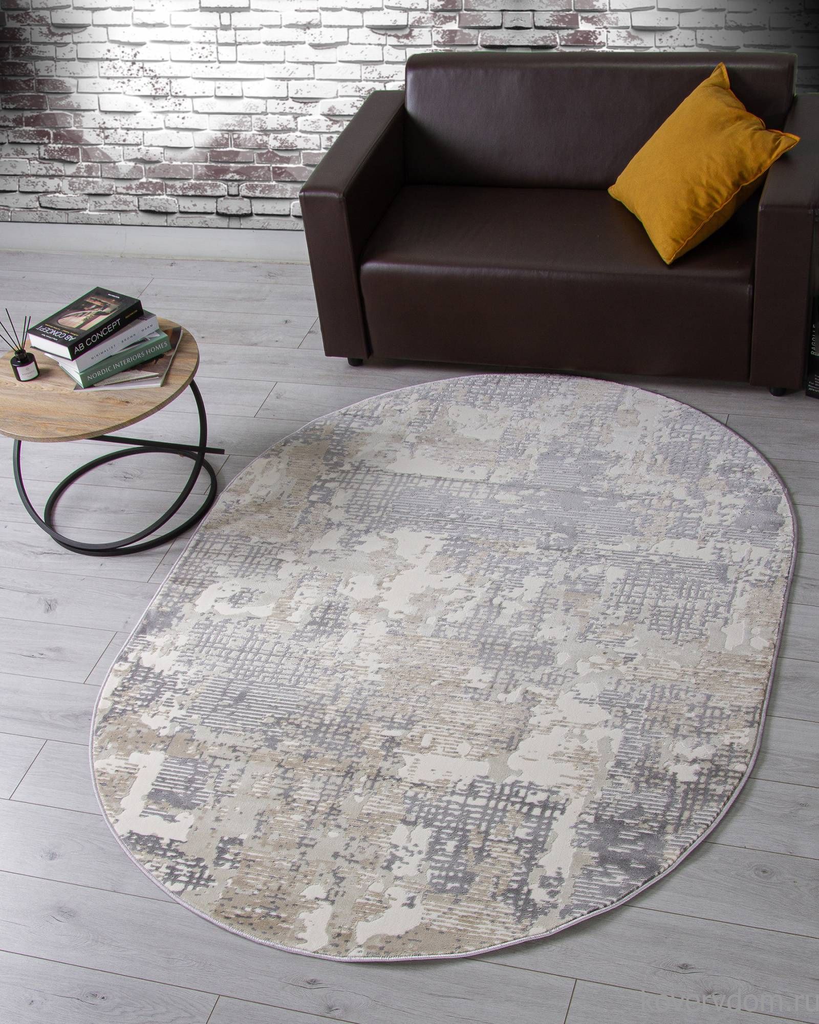 Ковер ATLANTIS D737 CREAM Овал Ковер ATLANTIS D737 CREAM Овал