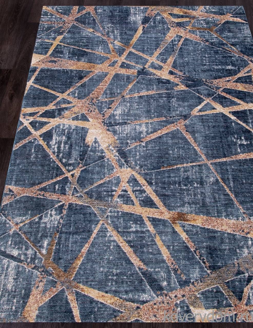 Ковер ZEUS 0B2497 BLUE / D.BLUE Ковер ZEUS 0B2497 BLUE / D.BLUE