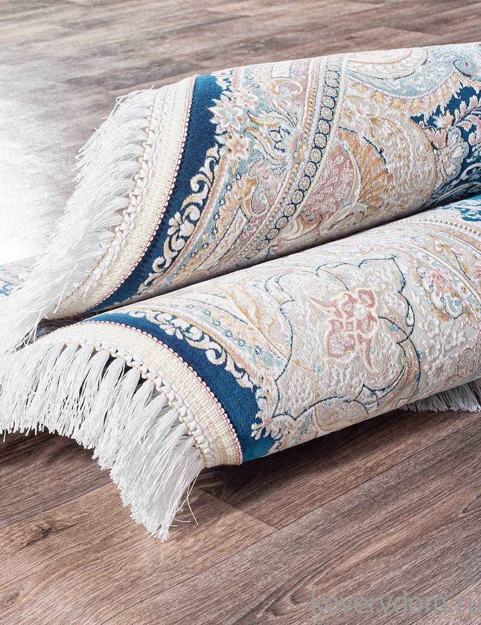 Ковер FARSI 1500 144 DARK BLUE Круг Ковер FARSI 1500 144 DARK BLUE Круг