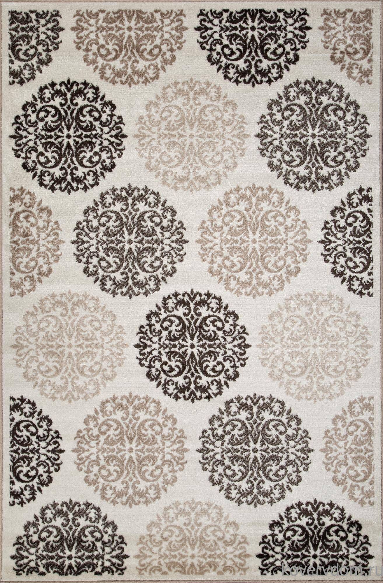 Ковер LUXE L012 CREAM-BROWN Ковер LUXE L012 CREAM-BROWN