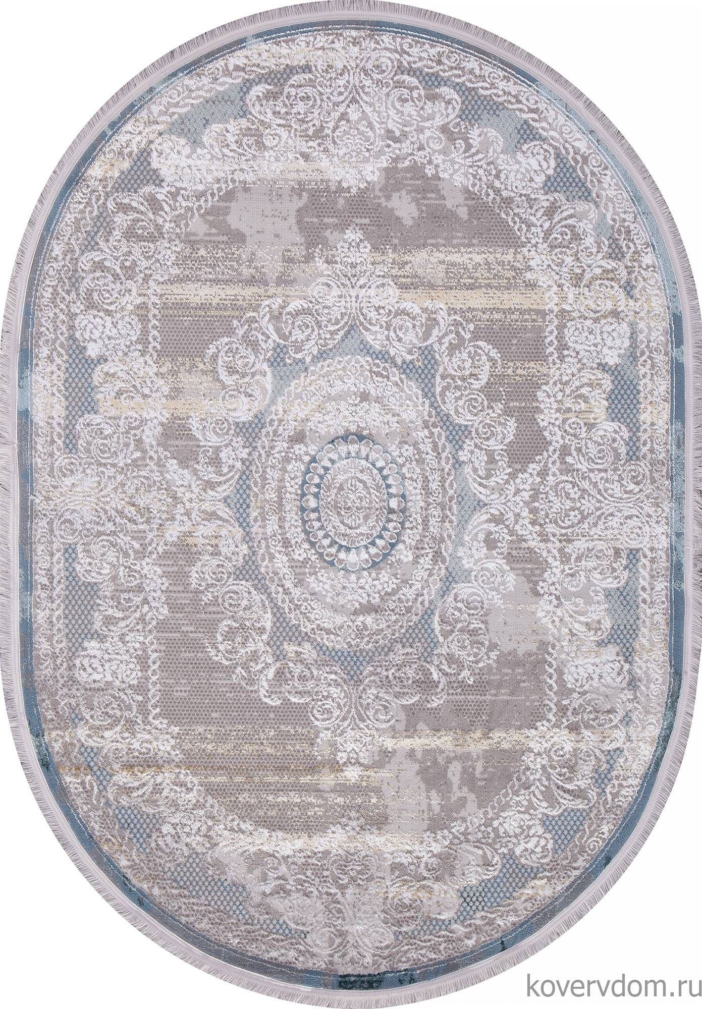 Ковер AJMAL LP 289 CREAM / TURQUOISE Овал