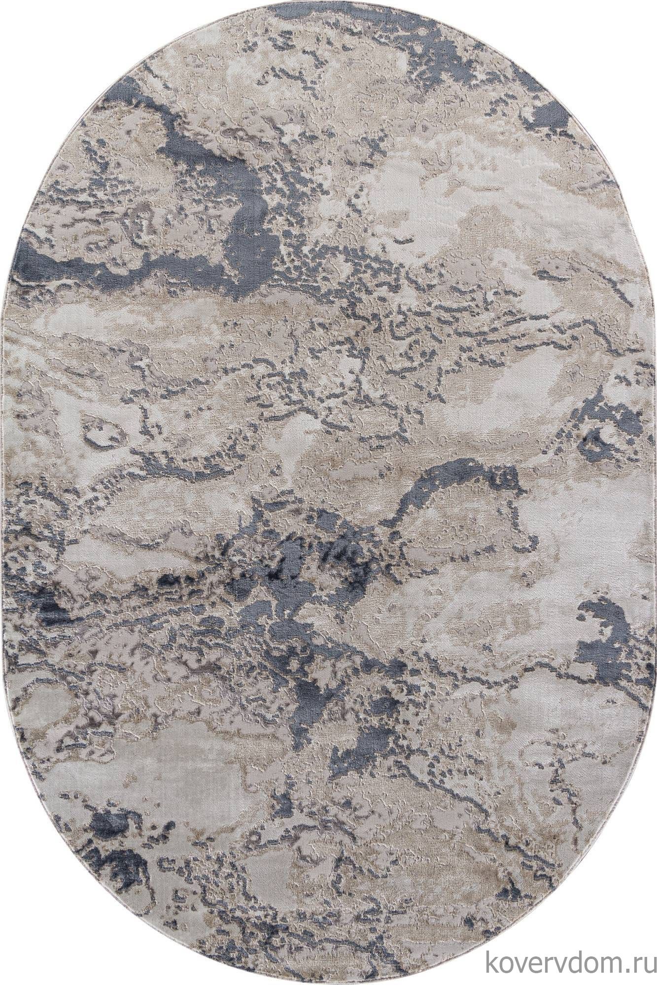 Ковер LUCCI P1263 D.BLUE / D.BLUE Овал