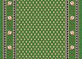Пушистый эксклюзивная ковровая дорожка с фирменным логотипом зеленая