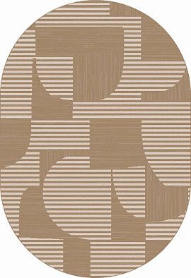 Ковер DIOS F440 LIGHT BEIGE Овал
