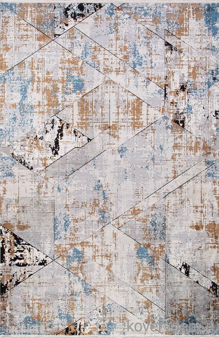 Ковер ERVA 18128 L.GRAY / BLUE Ковер ERVA 18128 L.GRAY / BLUE