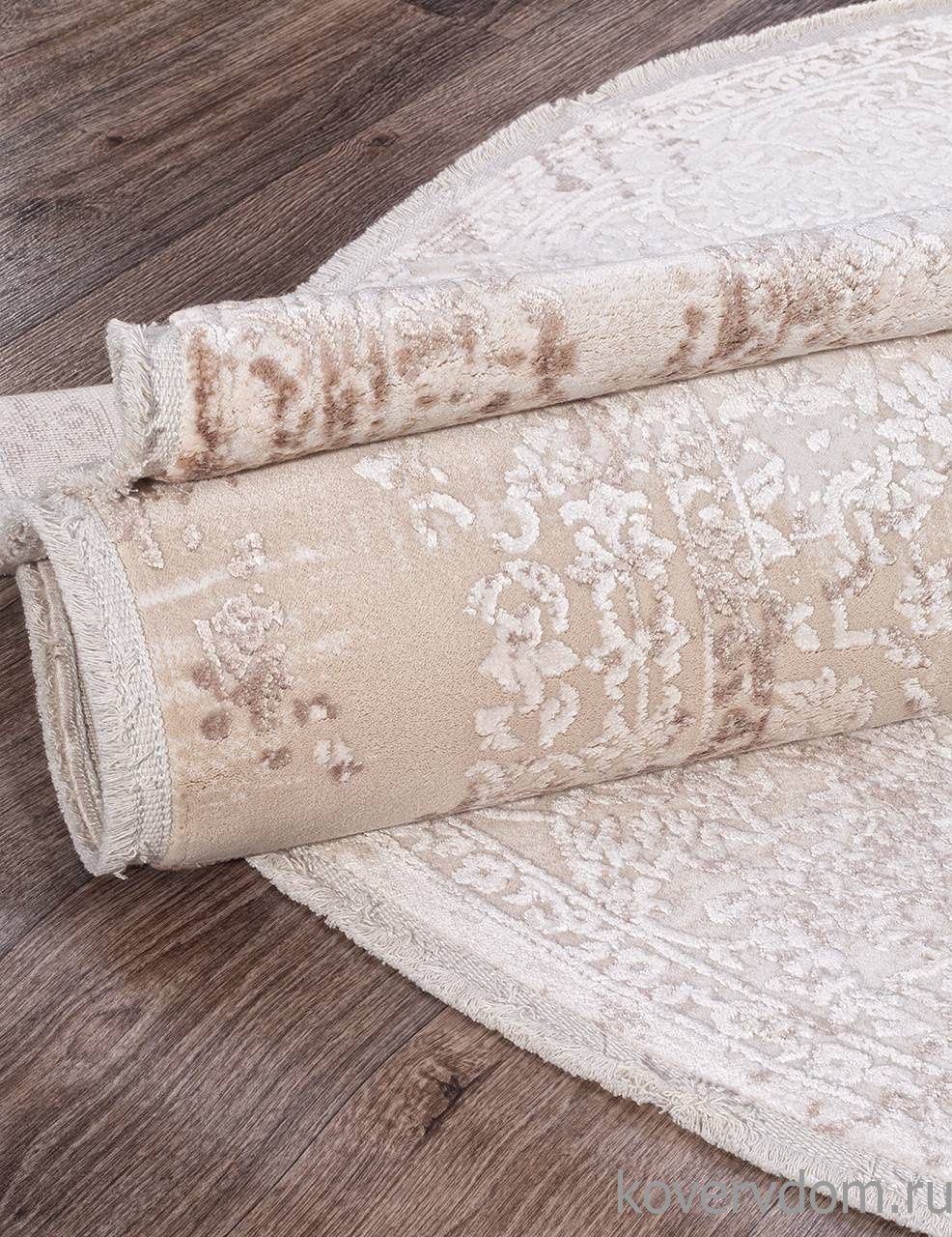 Ковер ALLURES 12216 CREAM / CREAM Овал Ковер ALLURES 12216 CREAM / CREAM Овал