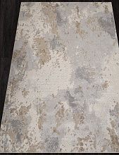 Пушистый овальный ковер LIMAN F171 CREAM-GREEN
