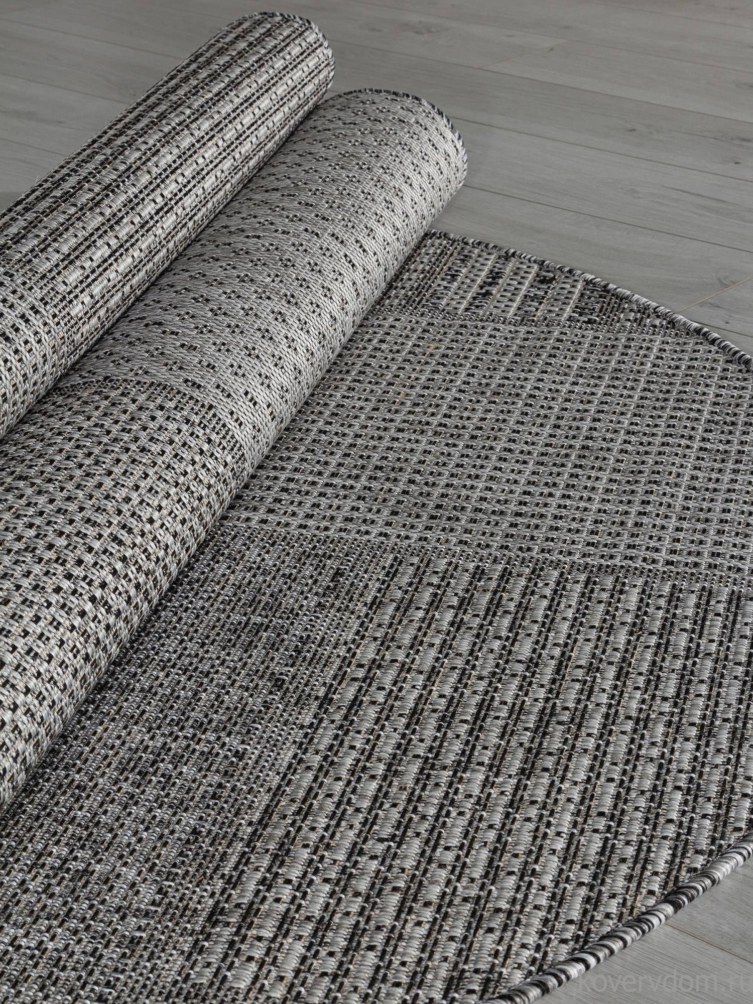 Ковер KAIR S139 DARK GRAY Овал