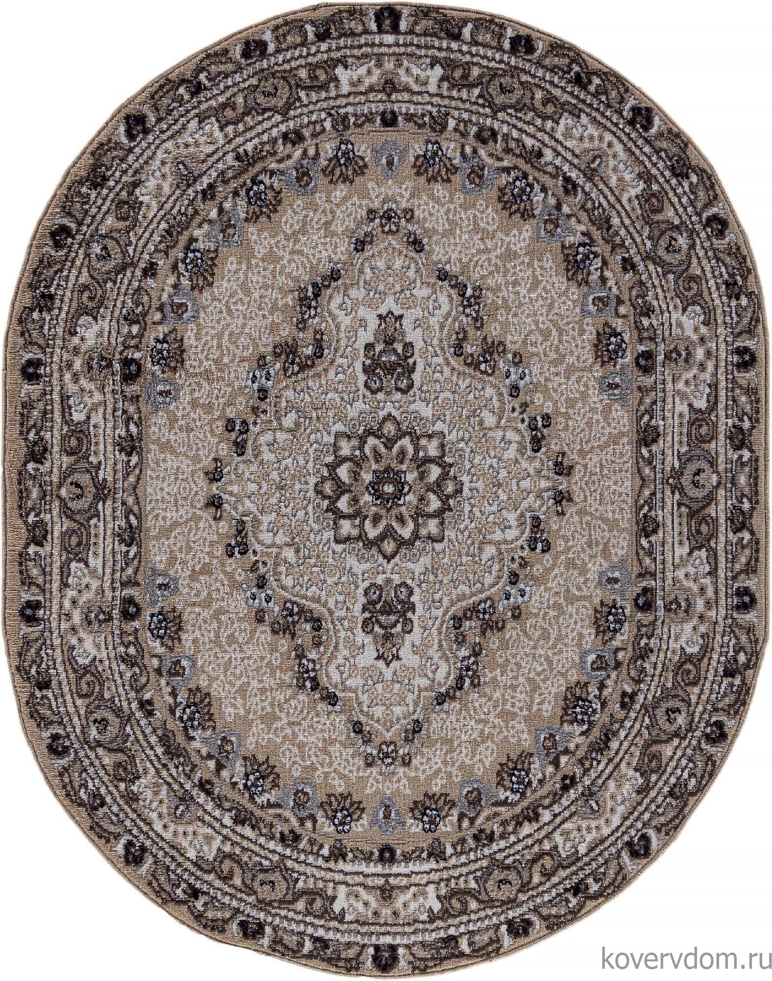 Ковер PRAGA 06020A TOZ GRI / TOZ GRI Овал