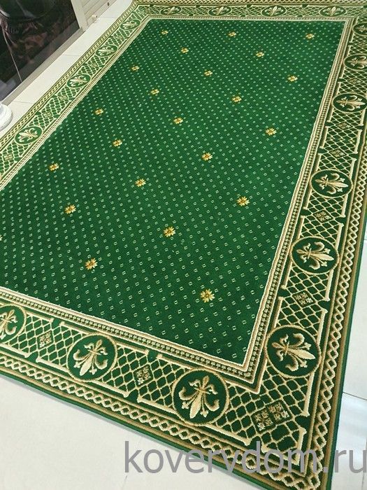Полушерстяной ковер в кабинет Classic Green