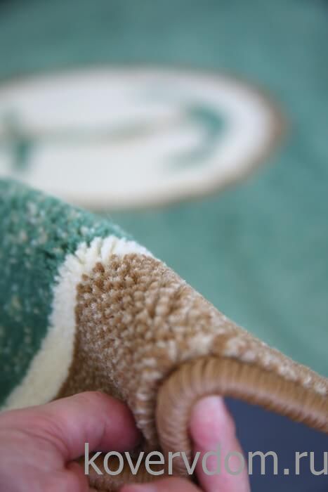 Ковер МОРСКОЙ зеленый цвет с меланжем Ковер МОРСКОЙ зеленый цвет с меланжем