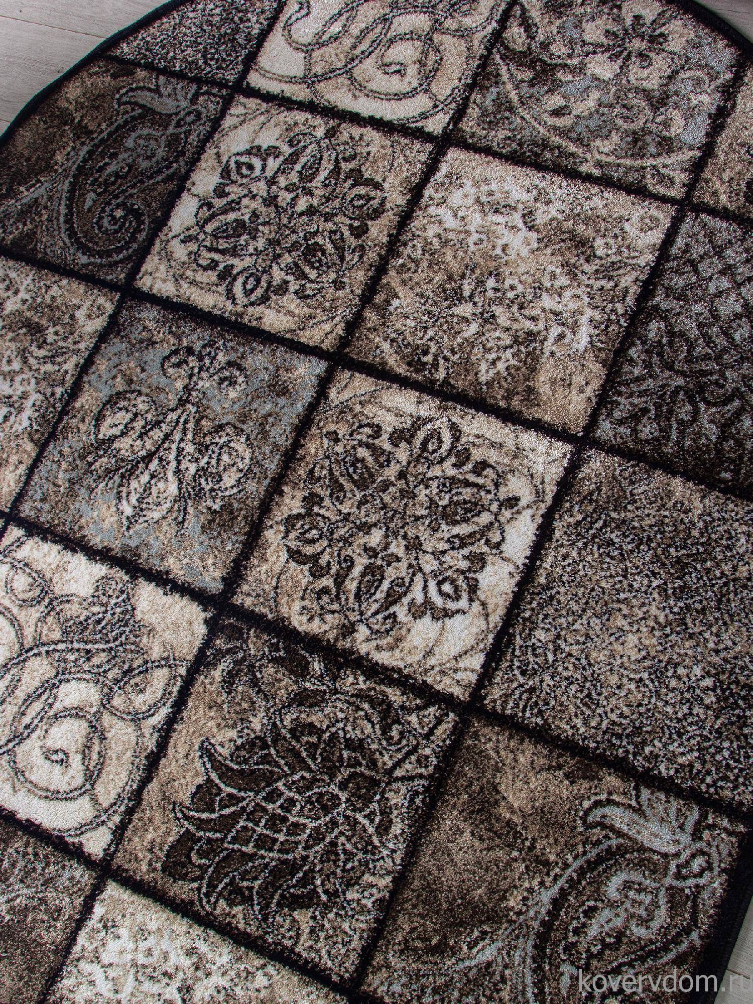 Ковер VALENCIA DELUXE d328 BROWN Овал Ковер VALENCIA DELUXE d328 BROWN Овал