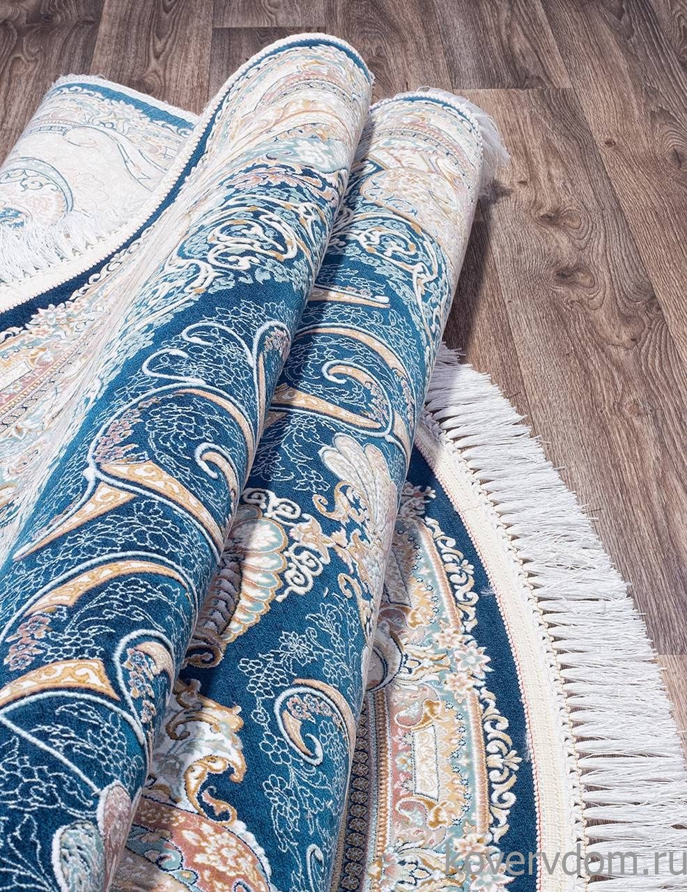 Ковер FARSI 1500 144 DARK BLUE Круг Ковер FARSI 1500 144 DARK BLUE Круг